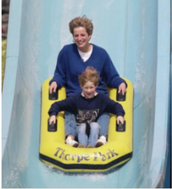 Diana és Harry Thorpe Parkban