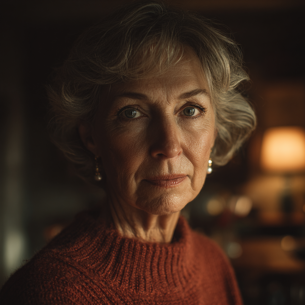 Érzelmekkel teli nő