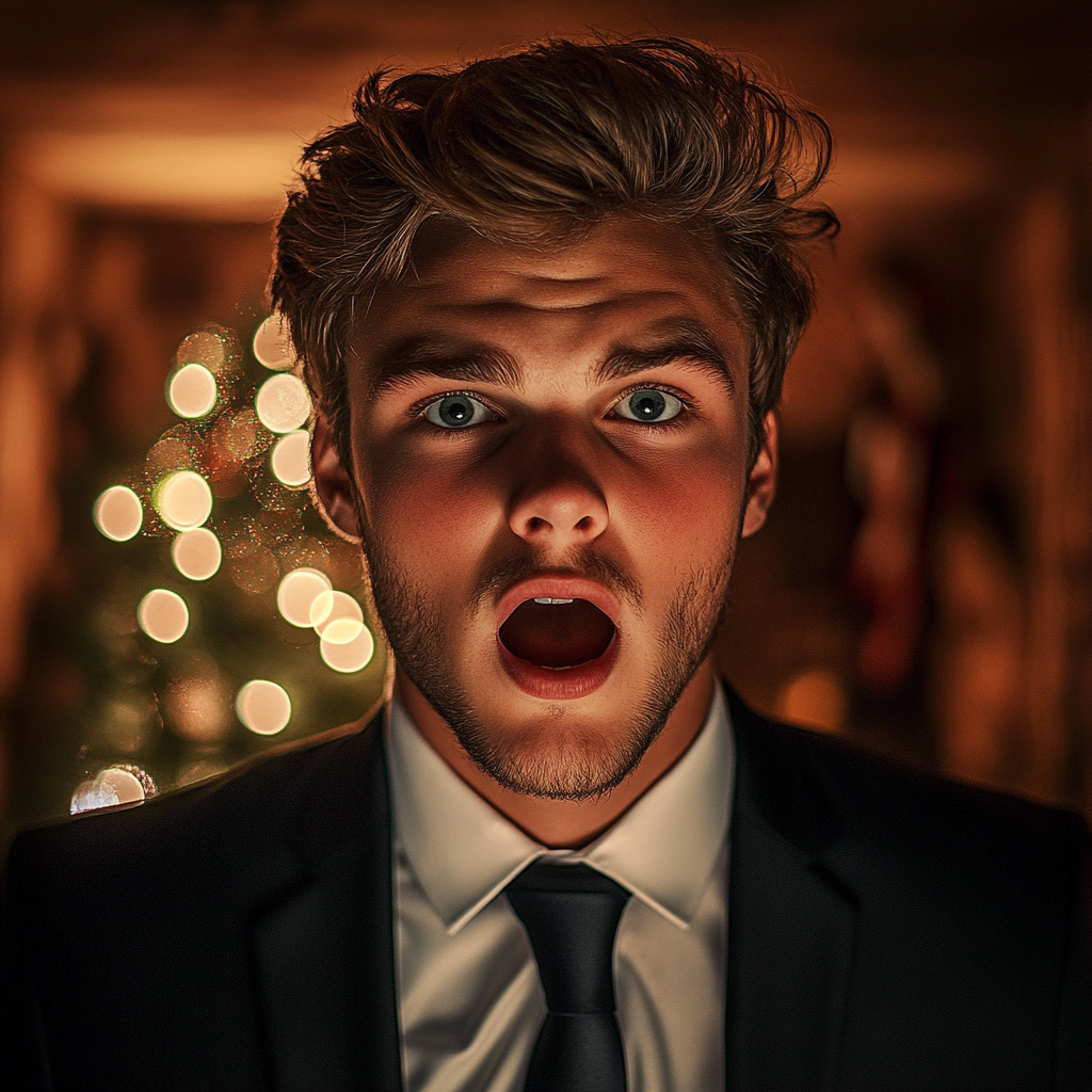 Meglepődött férfi